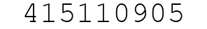Number 415110905.