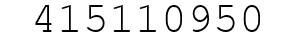 Number 415110950.