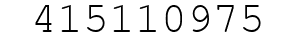 Number 415110975.