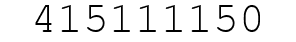 Number 415111150.