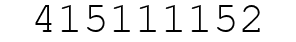 Number 415111152.