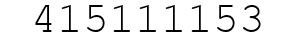 Number 415111153.