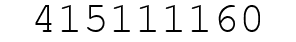 Number 415111160.