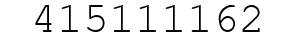 Number 415111162.