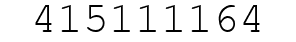 Number 415111164.