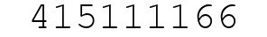 Number 415111166.