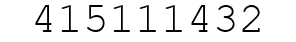 Number 415111432.