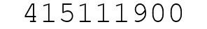 Number 415111900.