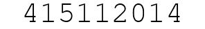 Number 415112014.