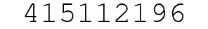 Number 415112196.