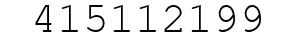 Number 415112199.