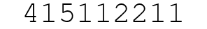 Number 415112211.