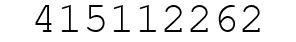 Number 415112262.