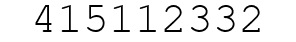 Number 415112332.