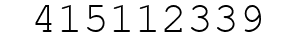 Number 415112339.