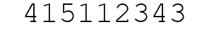 Number 415112343.