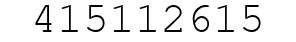 Number 415112615.