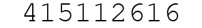Number 415112616.