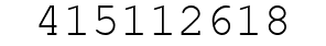 Number 415112618.