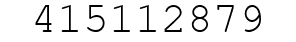 Number 415112879.