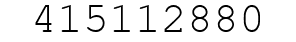 Number 415112880.