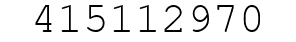 Number 415112970.