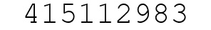 Number 415112983.