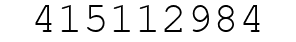Number 415112984.