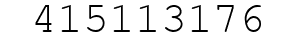 Number 415113176.