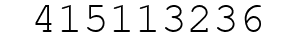 Number 415113236.