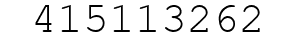 Number 415113262.