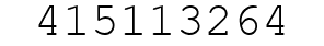 Number 415113264.