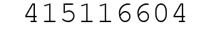 Number 415116604.