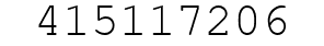 Number 415117206.