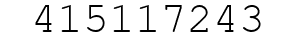 Number 415117243.