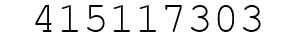 Number 415117303.