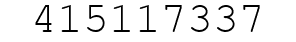 Number 415117337.