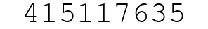 Number 415117635.