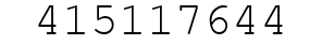 Number 415117644.