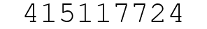 Number 415117724.