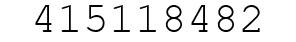 Number 415118482.
