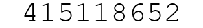 Number 415118652.