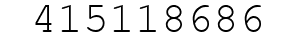 Number 415118686.