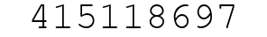 Number 415118697.