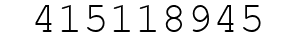 Number 415118945.