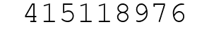 Number 415118976.