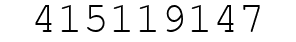 Number 415119147.