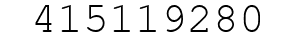 Number 415119280.