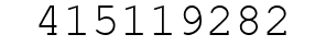 Number 415119282.