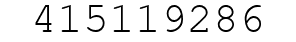 Number 415119286.